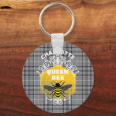Porte-clés Queen Bee Funny Mignonne fille personnalisée (Recto)