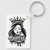 Porte-clés Queen Design – Elegant Royal Crown (Verso)