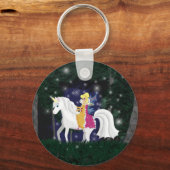 Porte-clés Queen Faery et Unicorn Forest (Recto)
