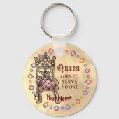 Porte-clés Queen Sert Aucune coutume (Recto)