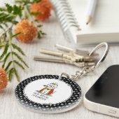 Porte-clés Queen Westie Dog West Highland White Terrier (Devant droit)