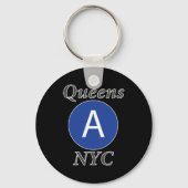 Porte-clés Queens NYC A Train (Verso)