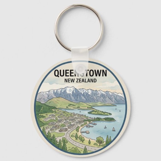 Porte-clés Queenstown (Recto)