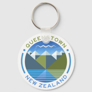 PORTE-CLÉS QUEENSTOWN SOUTH ISLAND NEW ZEALAND KEY RING