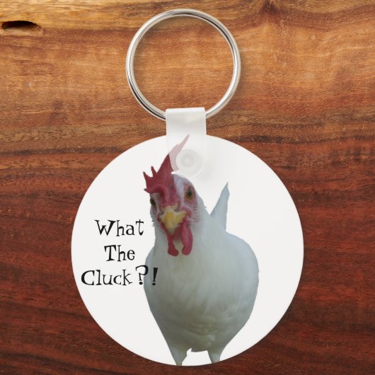 Porte-clés Quel Cluck ? ! (Recto)