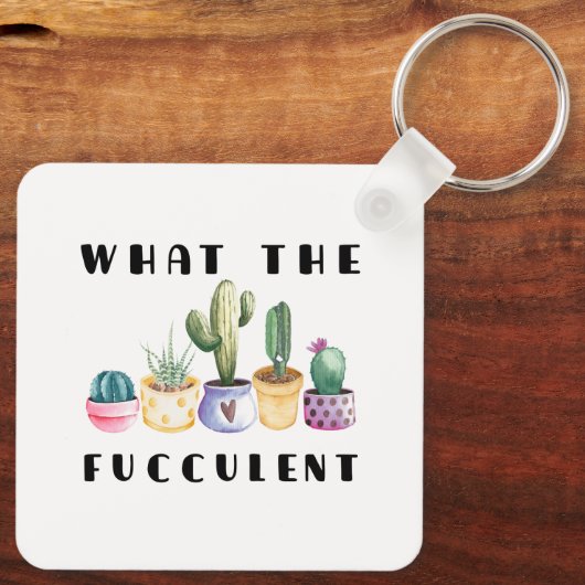 Porte-clés Quel Fucculent (Verso)