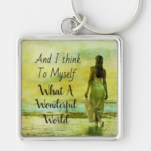 Porte-clés Quel merveilleux Porte - clé mondial (Devant)