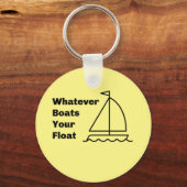 Porte-clés Quel que soit le bateau votre flotteur (Recto)