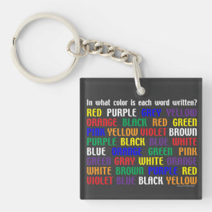 Porte-clés Quelle est ma couleur ?
