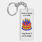 Porte-clés Quelque chose à retenir, drôle d'anniversaire (Devant gauche)