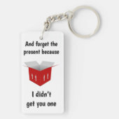 Porte-clés Quelque chose à retenir, drôle d'anniversaire (Dos)