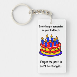 Porte-clés Quelque chose à retenir, drôle d'anniversaire