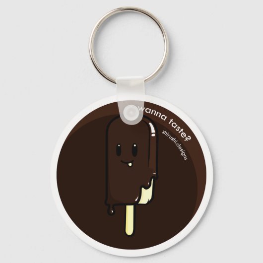 Porte-clés Quelque chose de chocolat (Recto)