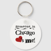 Porte-clés Quelqu'un à Chicago (Recto)