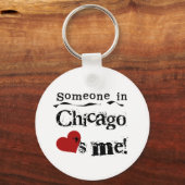 Porte-clés Quelqu'un à Chicago (Recto)