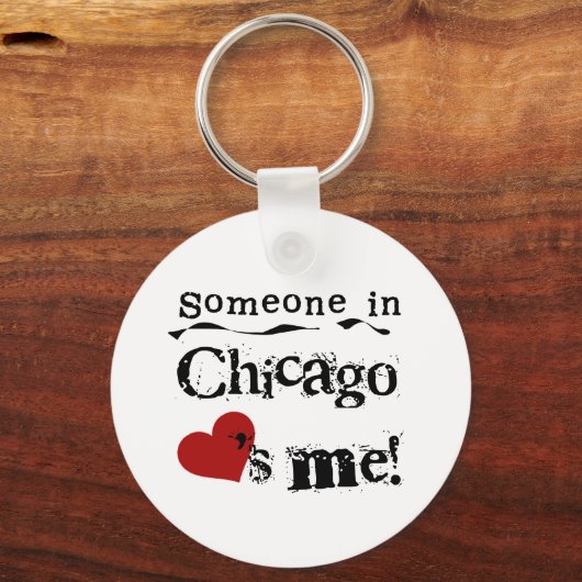 Porte-clés Quelqu'un à Chicago (Recto)
