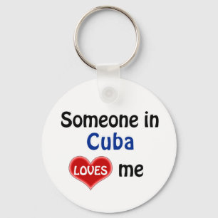 Porte-clés Quelqu'un à Cuba m'aime