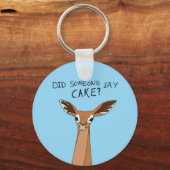 Porte-clés Quelqu'Un A Dit Du Gâteau ? (Recto)
