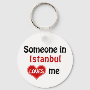 Porte-clés Quelqu'un à Istanbul m'aime