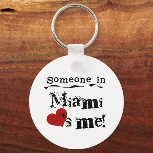 Porte-clés Quelqu'un à Miami (Recto)