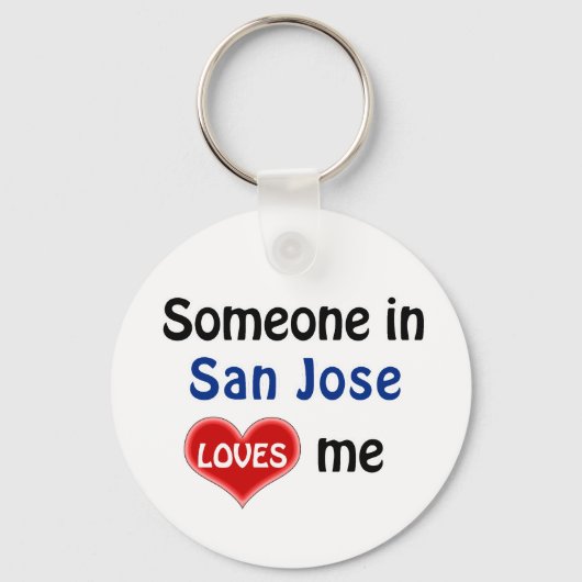 Porte-clés Quelqu'un à San Jose m'aime (Recto)