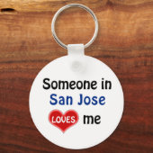 Porte-clés Quelqu'un à San Jose m'aime (Recto)