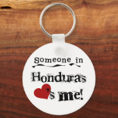 Porte-clés Quelqu'Un Au Honduras M'Aime (Recto)