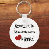 Porte-clés Quelqu'Un Au Massachusetts M'Aime (Recto)