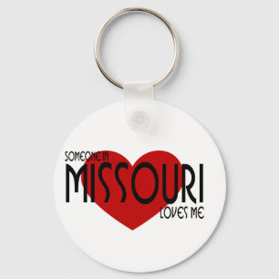 Porte-clés Quelqu'un au Missouri m'aime !