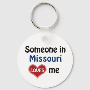 Porte-clés Quelqu'un au Missouri m'aime