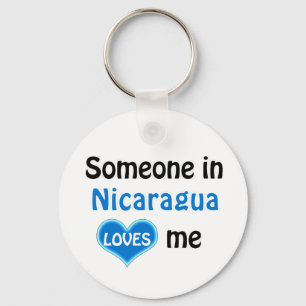 Porte-clés Quelqu'un au Nicaragua m'aime
