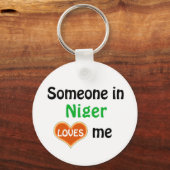 Porte-clés Quelqu'un au Niger m'aime (Recto)