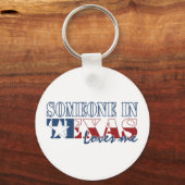 Porte-clés Quelqu'un au Texas m'aime (Recto)