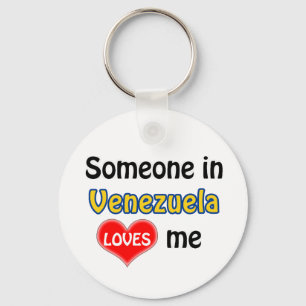 Porte-clés Quelqu'un au Venezuela m'aime