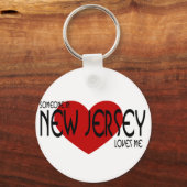 Porte-clés Quelqu'un dans le New Jersey m'aime (Recto)