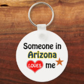 Porte-clés Quelqu'un en Arizona m'aime (Recto)