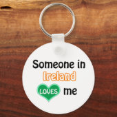 Porte-clés Quelqu'un en Irlande m'aime (Recto)
