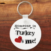 Porte-clés Quelqu'Un En Turquie M'Aime (Recto)