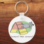 Porte-clés Quels contacts ? Porte - clé de l'agilité du chien (Recto)
