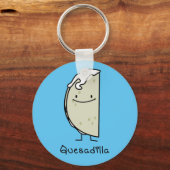 Porte-clés Quesadilla Mexicaine grillée Tortilla au fromage (Recto)