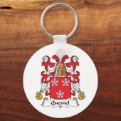 Porte-clés Quesnel Family Crest (Recto)