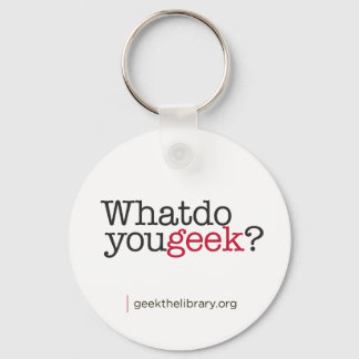 Porte-clés Qu'est-ce que tu geeks ?
