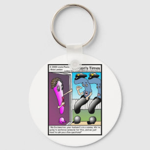 Porte-clés Question Police Drôle Cartoon Cadeaux & Tee - shir