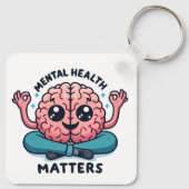 Porte-clés Questions de santé mentale (Dos)