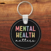 Porte-clés Questions de santé mentale | Sensibilisation à la (Recto)