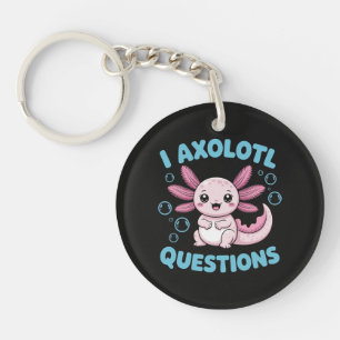 Porte-clés Questions sur l'Axolotl