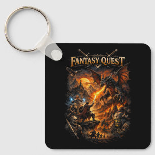 Porte-clés Quête de feu de dragon