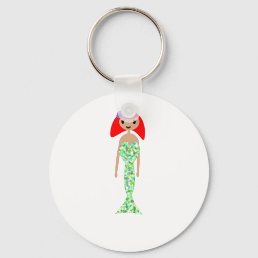 Porte-clés Queue de Mermaid Raibow (Recto)