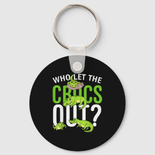 Porte-clés Qui a laissé les crocs sortir_ T-shirt de crocodil
