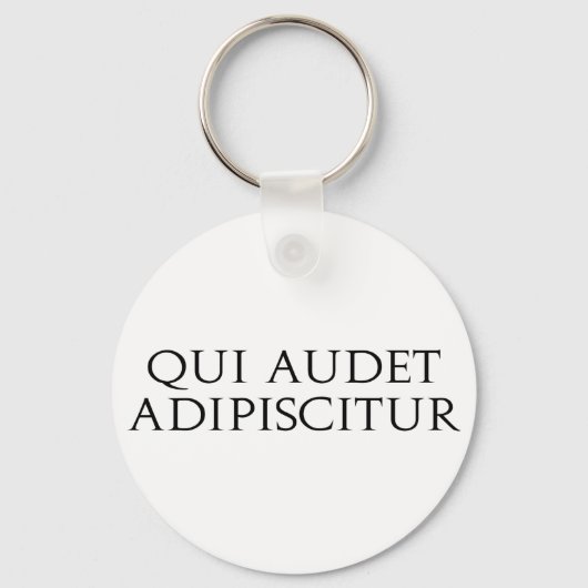 Porte-clés Qui Audet Adipiscitur (Recto)